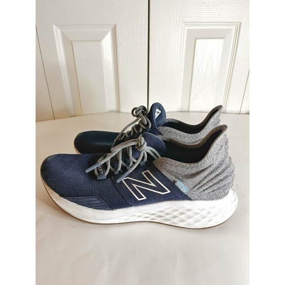 New Balance Men's Fresh Foam Roav Blue Grey MROAVTK Training Running Sneakers - Picture 8 of 13